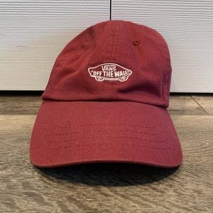 Maroon Vans Hat